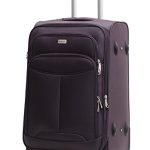 Valise Alistair One 65cm violet Toile Nylon Ultra Leger 4 Roues